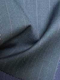 LV6165 LANVIN COLLECTION Super120's blau-grün gestreift[Textil] HOSOI SYOJI Weitere Fotos
