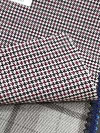 DM6141 DORMEUIL QUEEN Super 100's Schwarz x Rot Hahnentritt[Stoff] HOSOI SYOJI Weitere Fotos