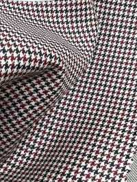 DM6141 DORMEUIL QUEEN Super 100's Schwarz x Rot Hahnentritt[Stoff] HOSOI SYOJI Weitere Fotos
