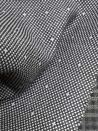DM6144 DORMEUIL QUEEN Super100's Schwarz x Weiß Sashiko-Muster[Stoff] HOSOI SYOJI Weitere Fotos