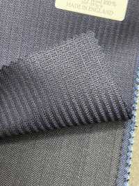 DM6150 DORMEUIL QUEEN Super 100's marineblauer Streifen[Stoff] HOSOI SYOJI Weitere Fotos