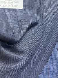 DM6151 DORMEUIL QUEEN Super 100's dunkler Marine-Streifen[Stoff] HOSOI SYOJI Weitere Fotos