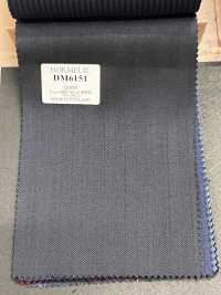 DM6151 DORMEUIL QUEEN Super 100's dunkler Marine-Streifen[Stoff] HOSOI SYOJI Weitere Fotos