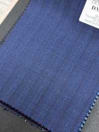 DM6155 DORMEUIL QUEEN Super100's Marineblau × Braun gestreift[Stoff] HOSOI SYOJI Weitere Fotos