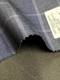 DM5144 DORMEUIL QUEEN Super100's Marineblau kariert[Stoff] HOSOI SYOJI Weitere Fotos