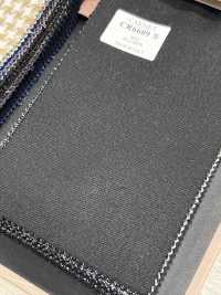 CR6609 CARNET 3-fädig Schwarz einfarbig[Stoff] HOSOI SYOJI Weitere Fotos
