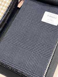 CR6612 CARNET 3-fädig Marineblau Glencheck[Stoff] HOSOI SYOJI Weitere Fotos