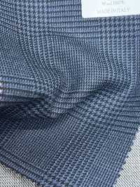 CR6612 CARNET 3-fädig Marineblau Glencheck[Stoff] HOSOI SYOJI Weitere Fotos