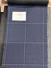 CR6615 CARNET 3-fädig marineblau kariert[Stoff] HOSOI SYOJI Weitere Fotos