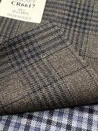 CR6617 CARNET 3-lagig grau x marineblau kariert[Stoff] HOSOI SYOJI Weitere Fotos