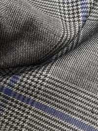 CR6619 CARNET Grau x Blaues Karomuster[Stoff] HOSOI SYOJI Weitere Fotos