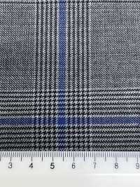 CR6619 CARNET Grau x Blaues Karomuster[Stoff] HOSOI SYOJI Weitere Fotos