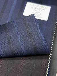 CN6570 CANONICO Super110's Marineblauer Streifen[Stoff] HOSOI SYOJI Weitere Fotos