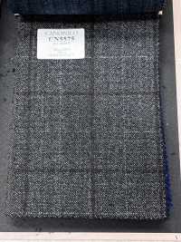 CN5575 CANONICO Super110's Gray × Brown Check[Textil] HOSOI SYOJI Weitere Fotos