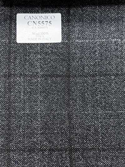 CANONICO Super110's Gray × Brown Check