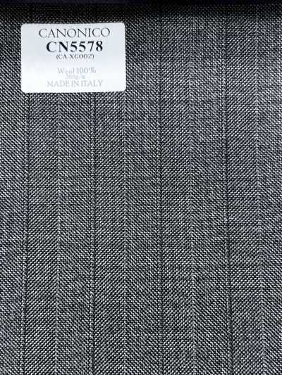 CN5578 CANONICO Super 110's grauer Streifen