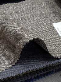 CN5579 CANONICO Super 110's brauner Streifen[Textil] HOSOI SYOJI Weitere Fotos