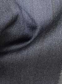 CN5580 CANONICO Super110's Marineblau × braun gestreift[Textil] HOSOI SYOJI Weitere Fotos
