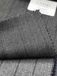 CN5582 CANONICO Super110's Grün × Marineblau gestreift[Textil] HOSOI SYOJI Weitere Fotos