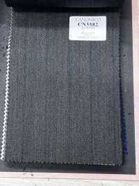 CN5582 CANONICO Super110's Grün × Marineblau gestreift[Textil] HOSOI SYOJI Weitere Fotos