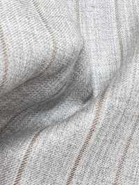 CN5584 CANONICO Super110's Hellgrau x Beige gestreift[Textil] HOSOI SYOJI Weitere Fotos