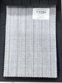 CN5584 CANONICO Super110's Hellgrau x Beige gestreift[Textil] HOSOI SYOJI Weitere Fotos