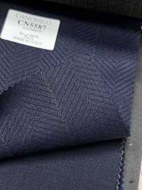 CN5587 CANONICO Super 110's Marineblau kariert[Textil] HOSOI SYOJI Weitere Fotos