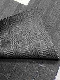 MR3593 MARZOTTO Super110's schwarzer Streifen[Textil] HOSOI SYOJI Weitere Fotos