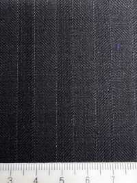 MR3593 MARZOTTO Super110's schwarzer Streifen[Textil] HOSOI SYOJI Weitere Fotos