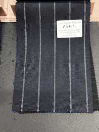 ZA4650 Gekämmte Schurwolle Marineblau × Weiß gestreift[Textil] HOSOI SYOJI Weitere Fotos