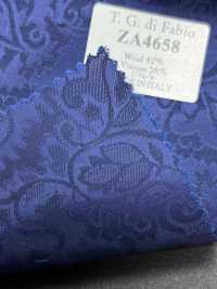 ZA4658 T.G.di Fabio Blauer Paisley Jacquard[Textil] HOSOI SYOJI Weitere Fotos