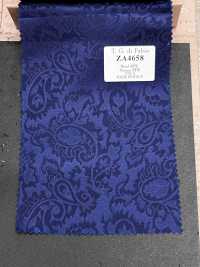 ZA4658 T.G.di Fabio Blauer Paisley Jacquard[Textil] HOSOI SYOJI Weitere Fotos