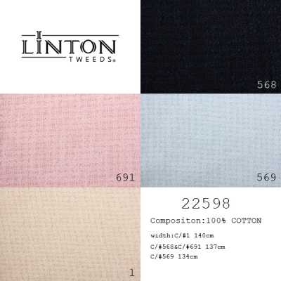 22598 Linton Tweed, Hergestellt in England, Oberstoff