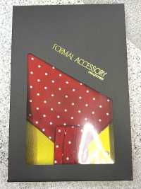 AS-600 Hausseide Ascot Tie Dot Pattern Rot[Formelle Accessoires] Yamamoto(EXCY) Sub-Foto