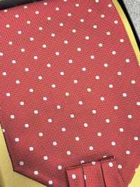AS-600 Hausseide Ascot Tie Dot Pattern Rot[Formelle Accessoires] Yamamoto(EXCY) Sub-Foto