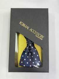 BF-972 Fliege Aus Hausseide Mit Tupfenmuster Marineblau[Formelle Accessoires] Yamamoto(EXCY) Sub-Foto