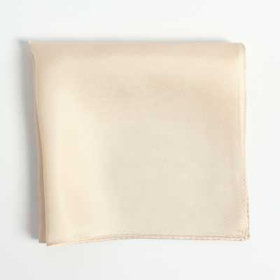 CF-1141 Hergestellt in Japan Köperbindung 16-Momme-Seidentaschentuch Beige