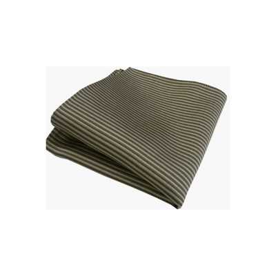 CF-3004 In Japan gefertigtes Jacquard-Einstecktuch, Streifenmuster, Gold