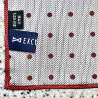 CF-600 100% Heimische Seide Einstecktuch Punktmuster Rot[Formelle Accessoires] Yamamoto(EXCY) Sub-Foto