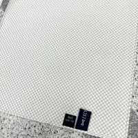 CF-985 Einstecktuch Aus Heimischer Seide Moos Stichmuster Hellgrau[Formelle Accessoires] Yamamoto(EXCY) Sub-Foto