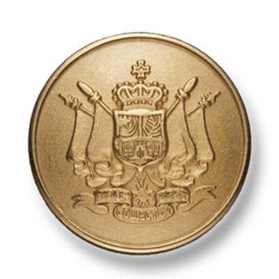 EX169G Hergestellt in Japan Metallknopf für Anzüge und Jacken, Gold