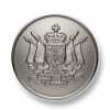 EX170S In Japan hergestellter Metallknopf für Anzüge und Jacken, Silber