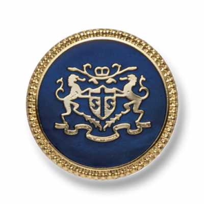 EX249 Hergestellt in Japan Metallknöpfe für Anzüge und Jacken Gold/Navy