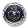 EX264 Metallknopf für Anzüge und Jacken, hergestellt in Japan: Silber/Navy