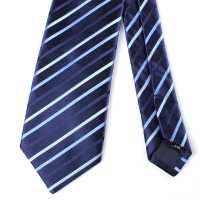 HVN-01 VANNERS Textile Used Handmade Krawatte Streifenmuster Marineblau[Formelle Accessoires] Yamamoto(EXCY) Sub-Foto