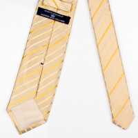 HVN-07 VANNERS Textile Used Handmade Tie Striped Pattern Gold[Formelle Accessoires] Yamamoto(EXCY) Sub-Foto