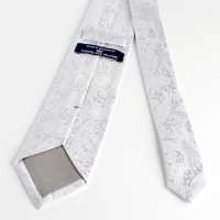 HVN-15 VANNERS Textile Used Handmade Krawatte Paisleymuster Weiß[Formelle Accessoires] Yamamoto(EXCY) Weitere Fotos