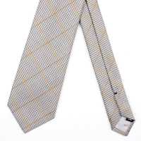HVN-19 Handgemachte Krawatte Mit VANNERS Textil Glen Plaid Hellgrau[Formelle Accessoires] Yamamoto(EXCY) Sub-Foto
