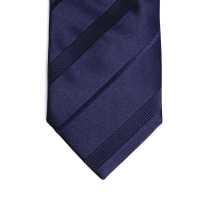 HVN-20 VANNERS Textile Used Handmade Krawatte Streifenmuster Marineblau[Formelle Accessoires] Yamamoto(EXCY) Sub-Foto