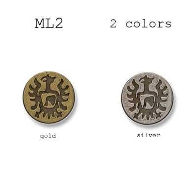 ML-2 In Italien hergestellter Metallknopf für Anzüge und Jacken
